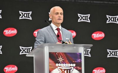 Big 12's Brett Yormark calls out Notre Dame's Pete Bevacqua