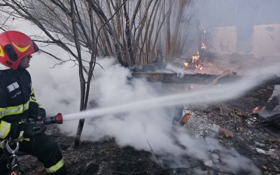ULTIMA ORĂ! Explozie urmată de incendiu, în Focșani