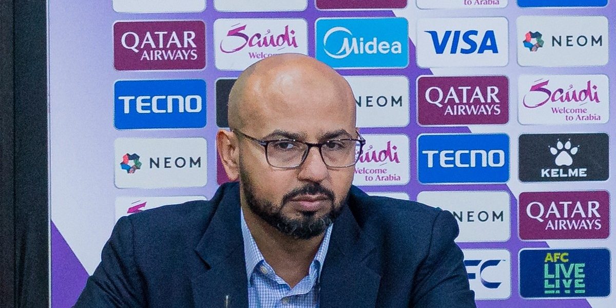 Inzaghi and Al-Malki talk ahead of the game against Sharjah in ACLElite Champions League