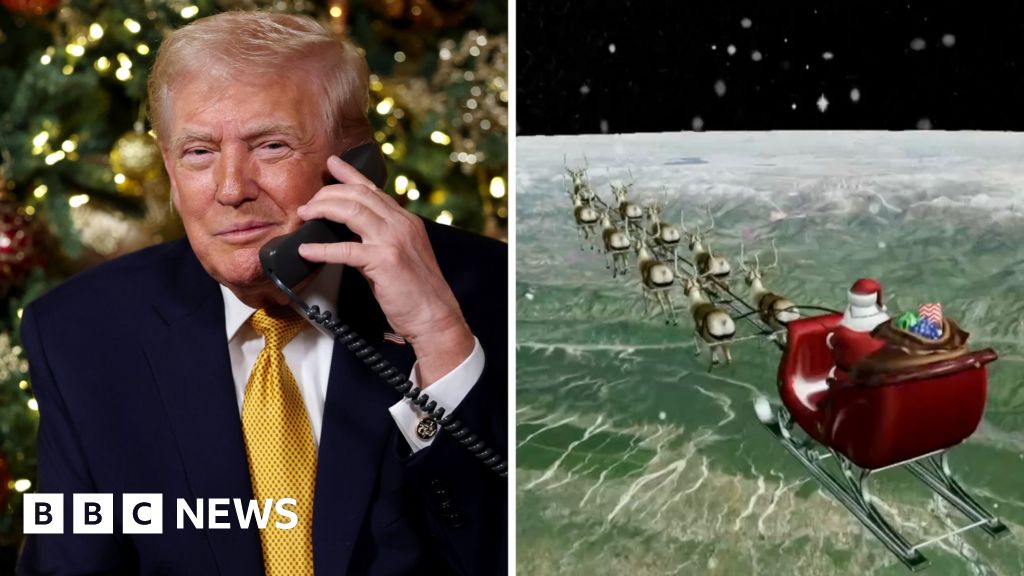 Where is Santa now? Trump answers kids' calls to Norad tracker