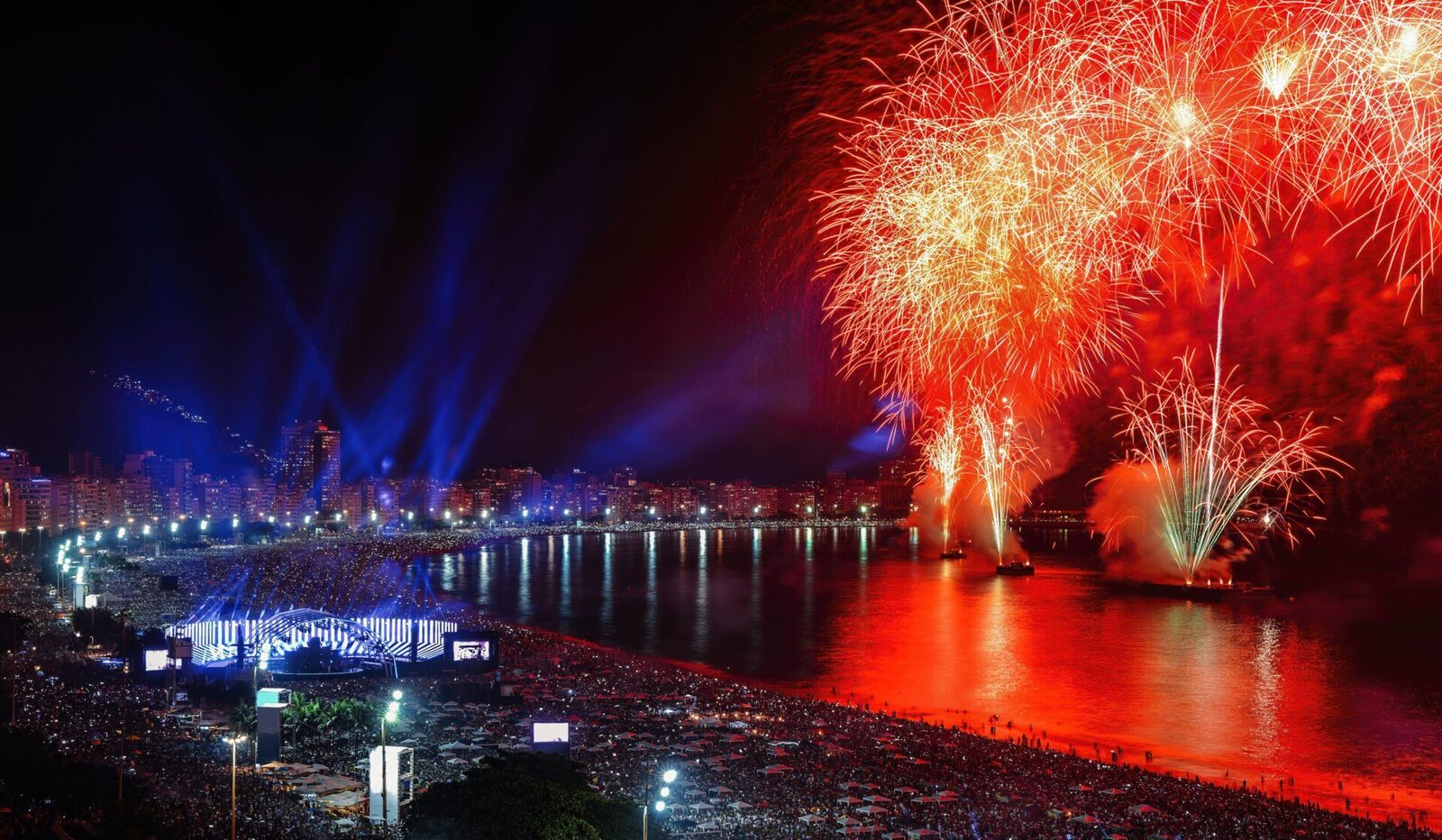 Revelionul de pe plaja Copacabana din Rio de Janeiro a devenit, oficial, cea mai mare petrecere de Anul Nou din lume, după ce Guinness World Records a recunoscut evenimentul, la finalul unei nopți memorabile în care aproximativ 2,5 milioane de oameni s-au adunat pentru a celebra începutul unui nou ciclu calendaristic