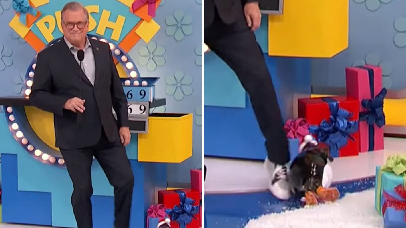 Drew Carey lovește „Penguin” după o gafă la emisiune