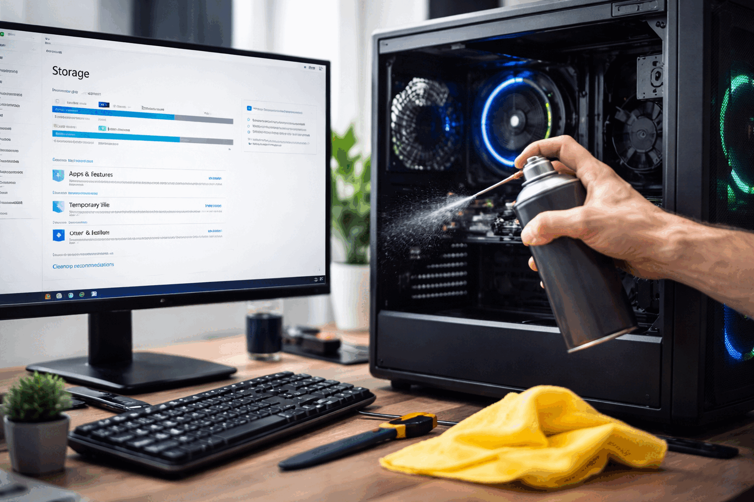 Un computer cu Windows care pornește greu, se blochează frecvent sau rămâne fără spațiu de stocare nu este, de cele mai multe ori, un semn clar al îmbătrânirii procesorului sau hard disk-ului