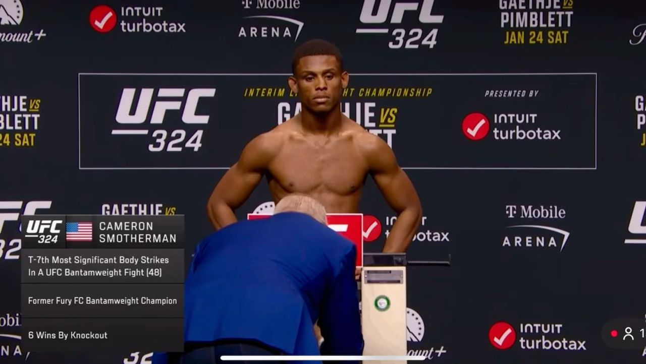 Cameron Smotherman s-a prăbușit la cântarul oficial de la UFC 324