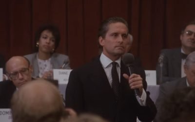Regizorul filmului Wall Street l-a întrebat pe Michael Douglas dacă se droghează, apoi actorul a câștigat Oscarul și Globul de Aur