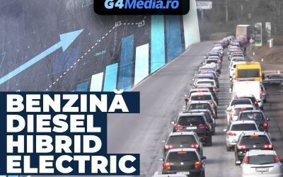 Cele mai multe mașini electrice în București, doar 75 de locuitori pe electrică, și doar 6 județe preferă benzina față de diesel