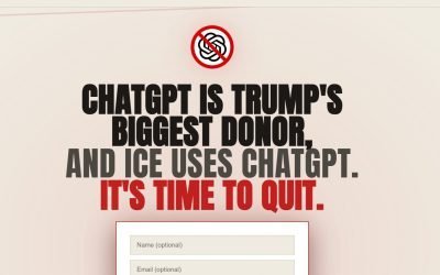 O mișcare de protest împotriva utilizării ChatGPT, denumită QuitGPT, ia amploare în Statele Unite, într-un context în care relatarea independentă sugerează existența unor legături financiare între compania dezvoltatoare, OpenAI, și mediul politic conservator