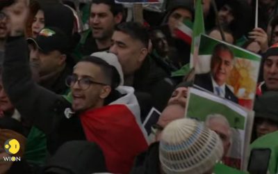 München, un pol de discuții internaționale și demonstrații zgomotoase, a fost sâmbătă scena unui protest de amploare împotriva regimului de la Teheran