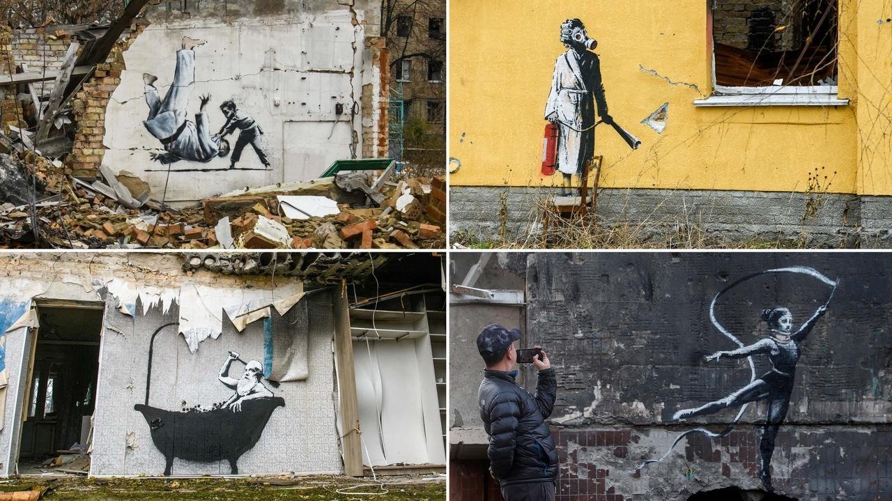 Noua investigație scoate la iveală un posibil conexiune între Banksy și Ucraina La câteva luni după apariția misterioaselor picturi murale realizate de artistul anonim în Ucraina, o nouă analiză jurnalistică aduce în lumina reflectoarelor câteva piste care ar putea redefini fața identității celei mai enigmatice figuri din lumea artelor stradale