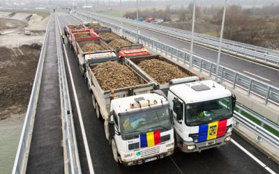 Noul pod de peste râul Tisa, care va lega România de Ucraina, este aproape de a deveni operațional