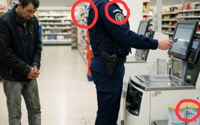 O poveste emoționantă despre un jandarm care a intervenit pentru a ajuta o persoană aflată în dificultate a făcut în ultimele zile deliciul rețelelor de socializare, însă realitatea este cu totul alta