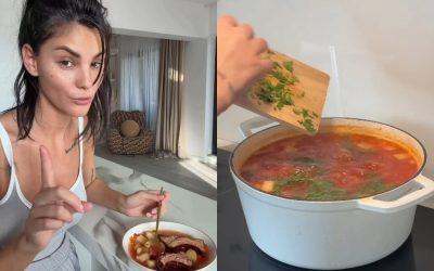 Ramona Olaru ne împărtășește rețeta de ciorbă cu afumătură