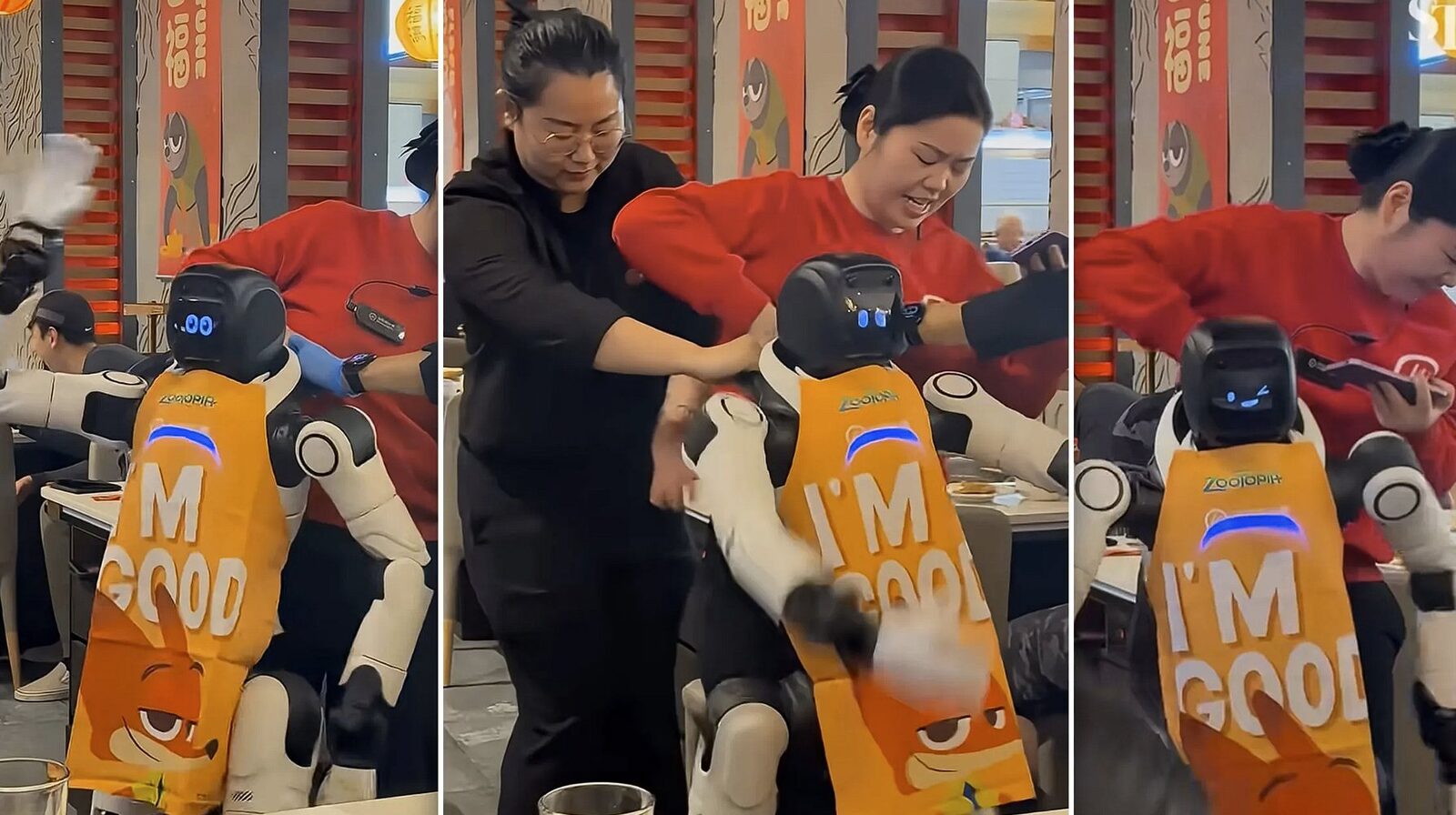Un incident neașteptat în cadrul restaurantului unui lanț popular de restaurante din China, Haidilao, a atras atenția atât a clienților, cât și a lumii digitale, după ce un robot folosit pentru spectacole a avut o ieșire necontrolată în timp ce executa un dans
