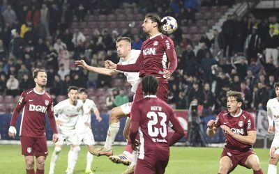 Universitatea Cluj a început cu dreptul partea crucială a sezonului, obținând o victorie plină de emoție în derby-ul cu CFR Cluj, scor 2-1, și urcând pe locul secund în clasament, devansându-i temporar pe ardeleni și apropiindu-se la doar un punct de lidera Rapid București