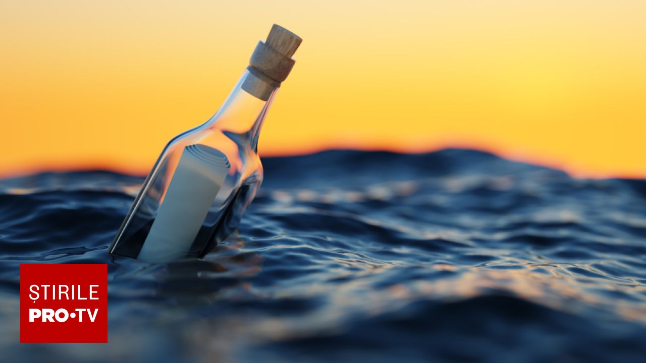 Un mesaj misterios, care părea pierdut în adâncimea oceanelor, a fost descoperit pe coasta Scoției, dar nu în condiții obișnuite