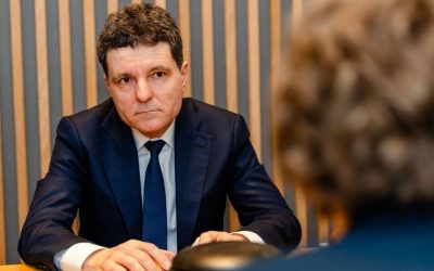 Nicușor Dan și Oana Gheorghiu, discuții la Bruxelles despre importanța anului 2023