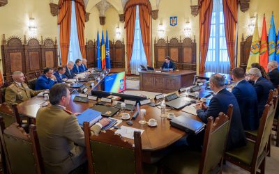 Consiliul Suprem de Apărare a Ţării se întrunește la Cotroceni pentru discuții despre amplasarea trupelor americane în România Miercuri, la Palatul Cotroceni, a avut loc o ședință importantă a Consiliului Suprem de Apărare a Ţării (CSAT), unde s-a discutat, printre altele, despre posibilitatea de a găzdui temporar forțe militare suplimentare ale Statelor Unite în România