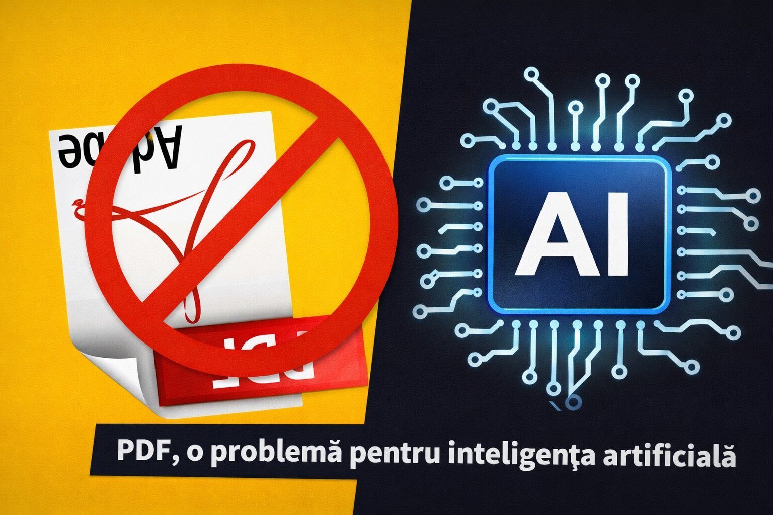 Fișierele PDF complică procesarea AI: motive și provocări