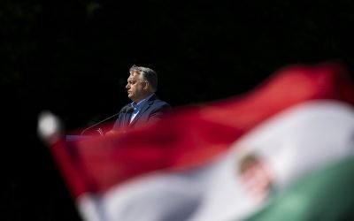 Viktor Orban acoperă străzile din Budapesta cu portretele lui Zelenski, von der Leyen și Weber, cu o lună înainte de alegeri