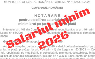 Salariul minim crește în 2026: O schimbare semnificativă pentru angajați și angajatori Guvernul României a făcut un pas important spre ajustarea salariului minim pe economie, impunând noi reguli pentru toate firmele din țară începând cu 1 iulie 2026