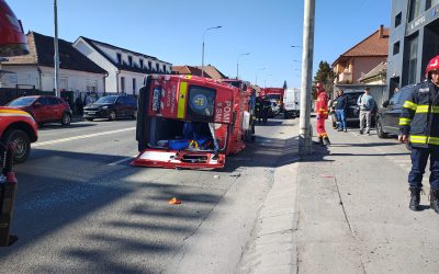 Un accident rutier grav produs pe bulevardul Vasile Milea din Sibiu a mobilizat de urgență echipe de intervenție, activând Planul Roșu de Intervenție pentru gestionarea situației critica