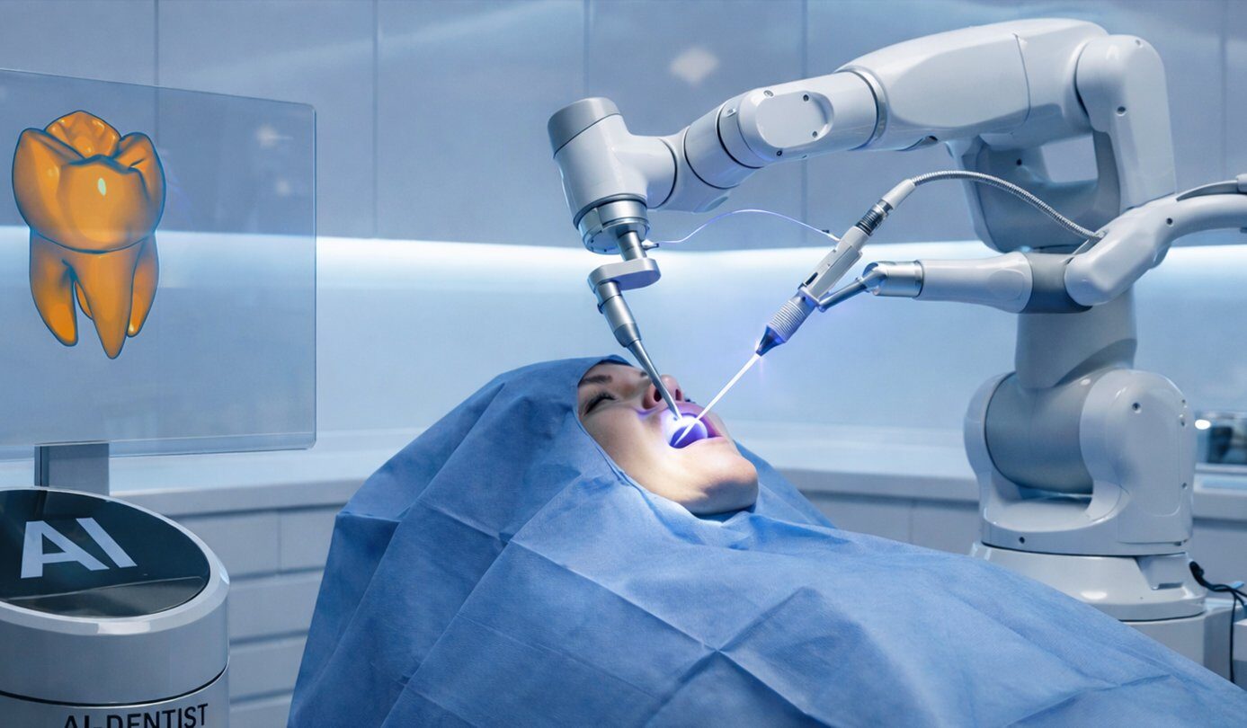 Un progres tehnologic în stomatologie ridică deja semne de întrebare despre modul în care va arăta cabinetul stomatologic al viitorului: un sistem robotic, capabil să pregătească dinți pentru coroane cu o precizie aproape obsesivă, a fost prezentat în cadrul unor studii timpurii, oferindu-ne o privire asupra unei posibile revoluții în domeniu