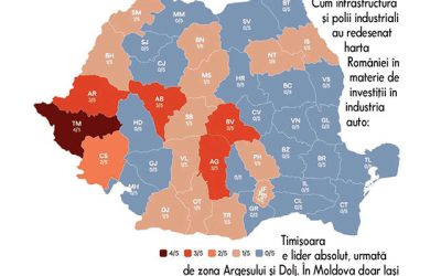 Harta puterii economice: Cine sunt „regii” județelor la export, după autostrăzi