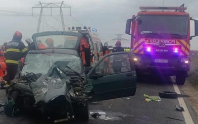 Accident GRAV în Constanța: Un mort și trei răniți la Gura Dobrogei / Trafic BLOCAT