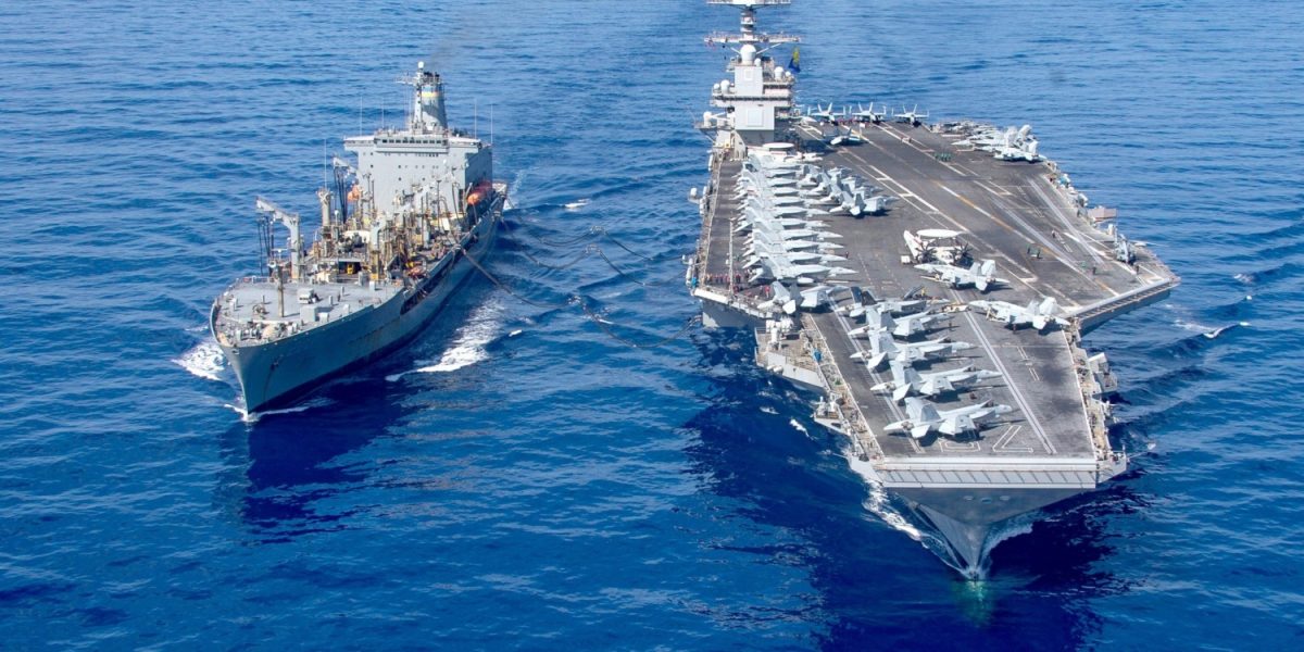 Marele portavion USS Gerald Ford, din nou în Orientul Mijlociu