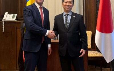 Andrei Baciu discută cu ambasadorul Japoniei despre colaborări bilaterale