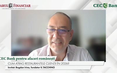 Bogdan Irina vizează o expansiune rapidă a lanțului Il Tacchino în București Bogdan Irina, fondatorul lanțului de restaurante Il Tacchino și actualul general manager al operațiunilor globale pe segmentul consumer al companiei de securitate cibernetică Bitdefender, pregătește o expansiune semnificativă a conceptului său de fast casual premium