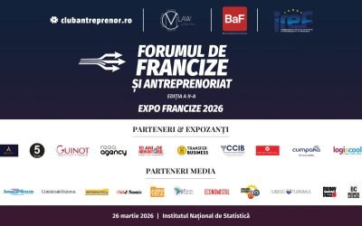 Joi, 26 martie 2026, Institutul Național de Statistică a găzduit a doua ediție a Forumului de francize și antreprenoriat, un eveniment care a reunit reprezentanți ai autorităților, experți în domeniu, precum și numeroase rețele de franciză din România