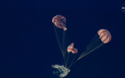 Orion, reîntoarcere spectaculoasă pe Pământ după 10 zile în spațiu