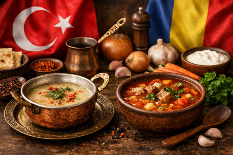 Cuvântul „ciorbă”, provenit din turcescul „çorba”, a devenit parte integrantă a culturii culinare românești, deși inițial avea un sens mai larg în limba turcă