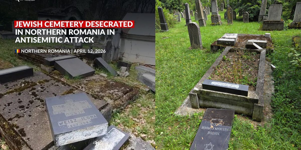 Jaf la Reghin: Cimitirul Evreiesc, din nou vandalizat. Poliția, așteptată cu detalii