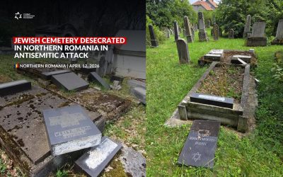 Jaf la Reghin: Cimitirul Evreiesc, din nou vandalizat. Poliția, așteptată cu detalii