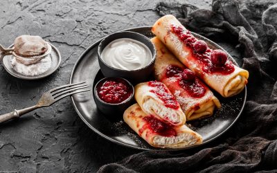 Clătite pufoase la cuptor: Rețeta rapidă cu brânză, un deliciu
