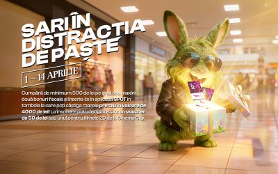Shopping city târgu jiu pregătește o serie de activități și concursuri de Paște Shopping City Târgu Jiu anunță programul special pentru perioada sărbătorilor pascale, integrând activități interactive, premii și un eveniment artistic