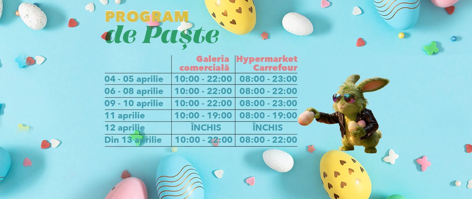 Brăila Mall se pregătește de Paște cu evenimente și promoții speciale Brăila Mall a dat startul pregătirilor pentru sărbătorile pascale, anunțând o serie de evenimente și campanii dedicate vizitatorilor