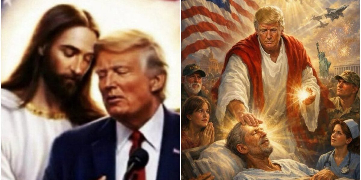 Donald Trump, „cu Hristos” în AI: Noua imagine stârnește controverse