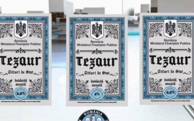 România va putea subscrie, în perioada 6 aprilie – 8 mai 2026, la titlurile de stat Tezaur, cu dobânzi anuale de 6,50%, 7% și 7,50% pentru maturitățile de 1, 3 și, respectiv, 5 ani, a anunțat Ministerul Finanțelor
