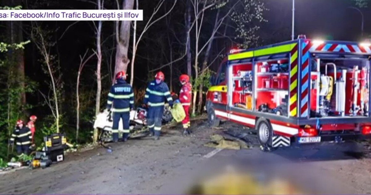 Accident Ciolpani: Ce a surprins camera de bord. Doi tineri, o tragedie