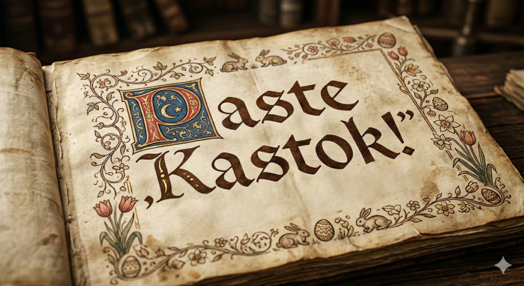 Credința în mai multe limbi: „Hristos a Înviat!”. Ce înseamnă „Paste Kastok”?