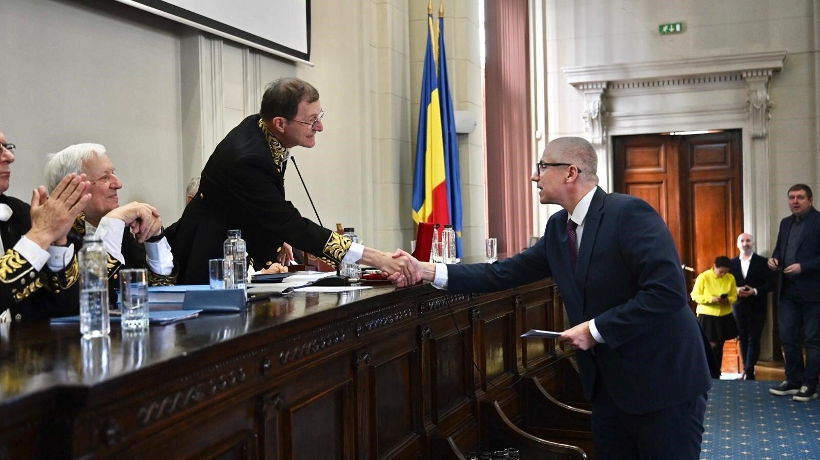 Ministrul Justiției, Radu Marinescu, a participat luni la aniversarea a 160 de ani de la înființarea Academiei Române, discursul său fiind marcat de o formulare care a ridicat semne de întrebare în rândul opiniei publice și al mass-media