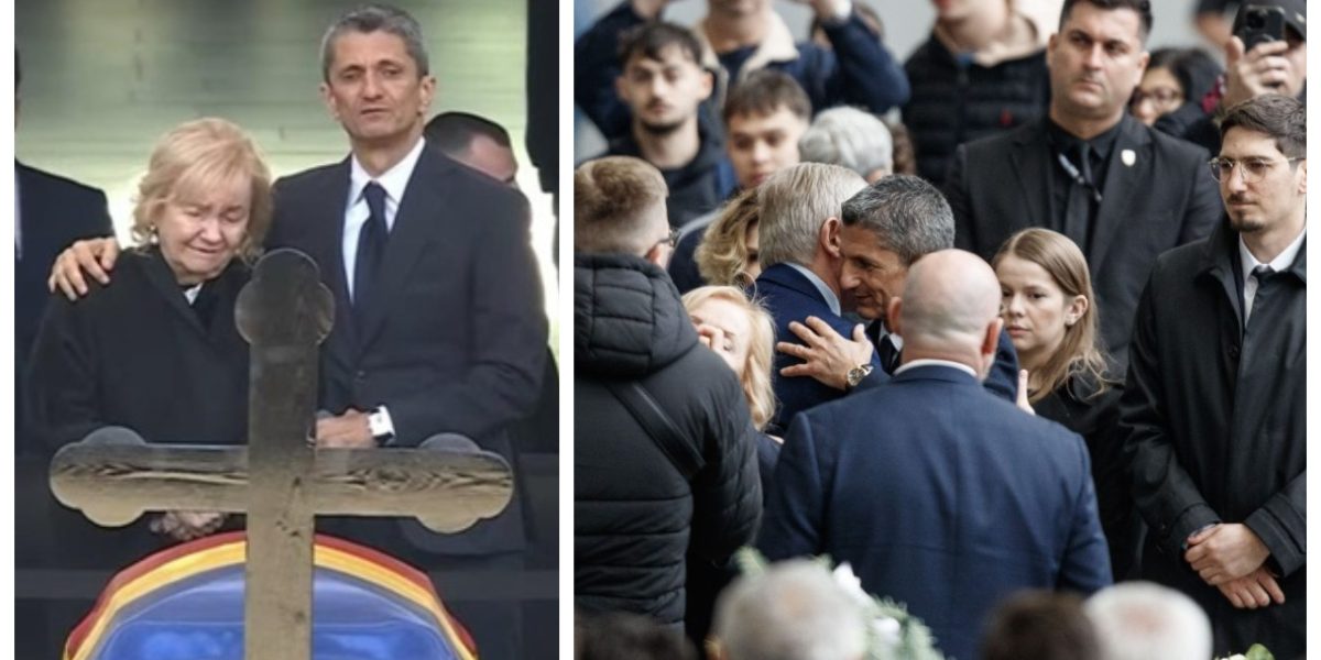 Răzvan Lucescu, alături de sicriul tatălui său, Mircea Lucescu, a stat aproape 16 ore în picioare pentru a primi omagii