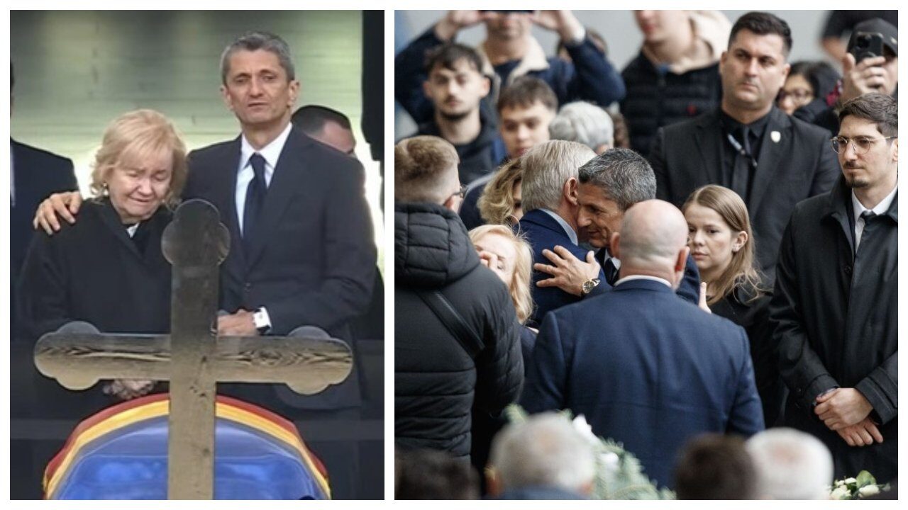 Răzvan Lucescu, alături de sicriul tatălui său, Mircea Lucescu, a stat aproape 16 ore în picioare pentru a primi omagii