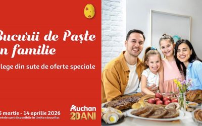 Oferte speciale de Paște la Auchan pentru întreaga familie