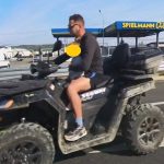 Poliția, scandal pe DN1 Oșorhei: Șofer de ATV cu copil în brațe, anchetă