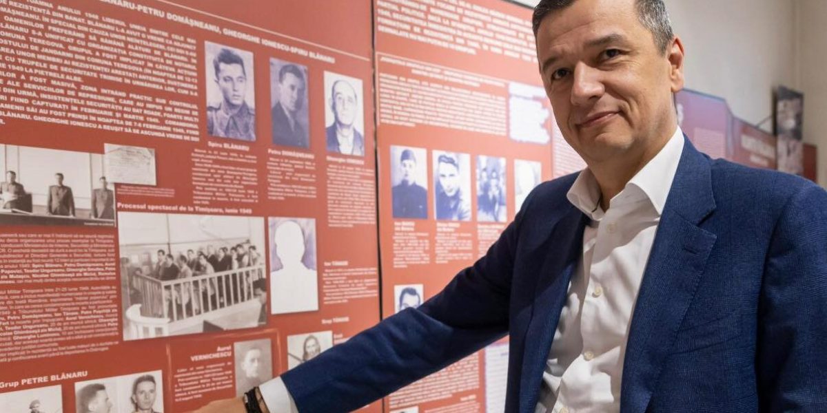 Grindeanu, la Memorialul Durerii: Bunicul său, un luptător anticomunist închis