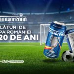 Timișoreana sărbătorește 20 de ani alături de Cupa României la fotbal